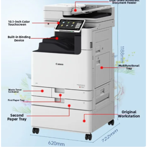 Refurbished Laser A3 A4 Printer Copier Fax Machine High Speed Business Office Equipment Supplies