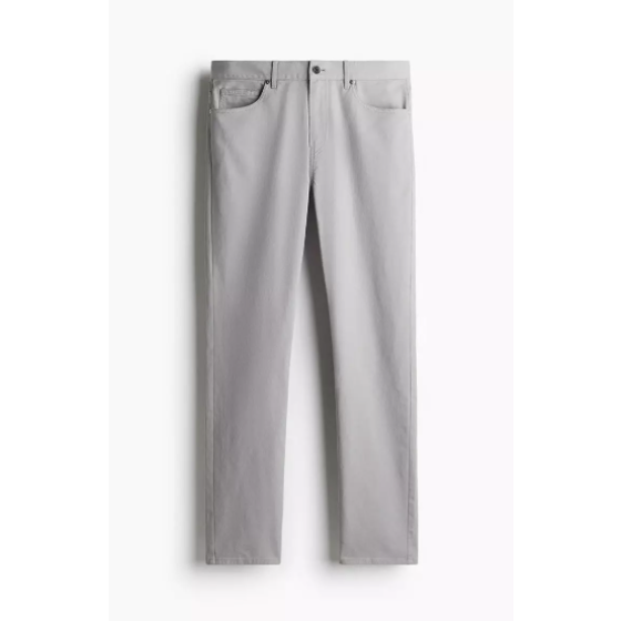 Men's Slim Fit Cotton twill trousers